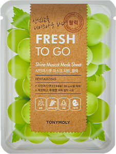 Тканевая маска с Мускатом (TonyMoly FRESH TO GO SHINE MUSCAT MASK SHEET)