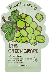 Маска с виноградом (TonyMoly I'm Green Grape Mask Sheet 21g)