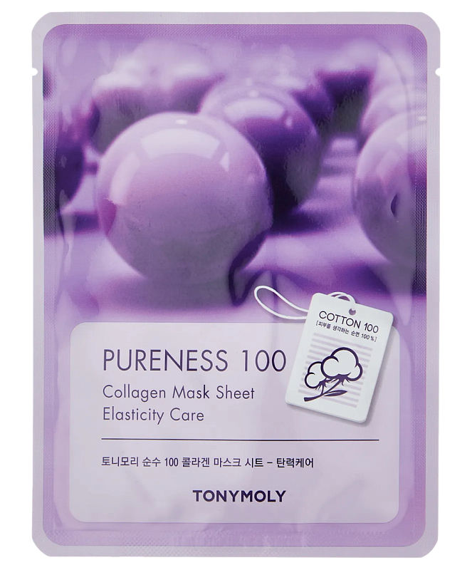 Маска для лица PURENESS 100 COLLAGEN MASK SHEET 21ml
