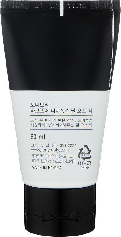 Маска для лица (TonyMoly TAKOPORE SEBUM SSOK SSOK PEEL OFF PACK 60ml)