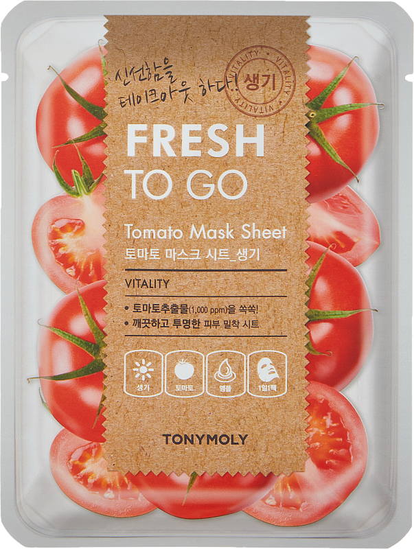 Тканевая маска с томатом (TonyMoly Fresh To Go Mask Sheet Tomato)