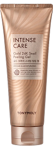 Yuz uchun piling-gel (TonyMoly Intense Care Gold 24K Snail Peeling Gel, 150ml)