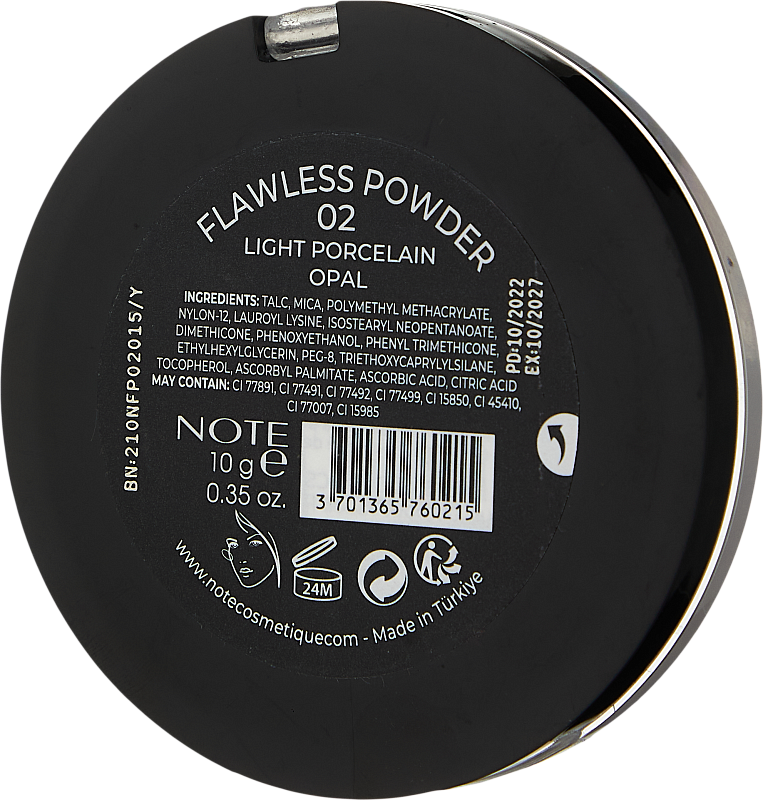 Пудра (Note Flawless Powder 10g)