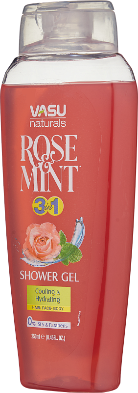 Гель для душа (Rose & Mint Shower gel 250ml)
