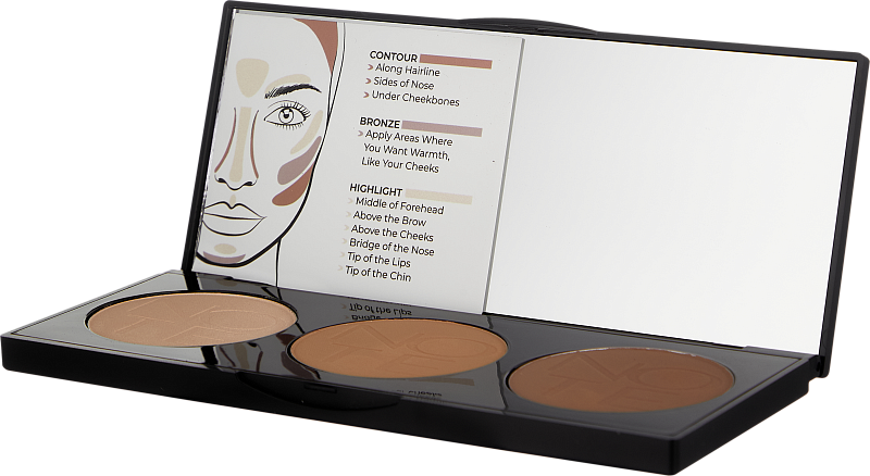 Палетка для контурирования (Note Perfecting Contouring Powder Palette 5g x3)