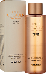 Тоник для лица с коллагеном (TonyMoly Triple Collagen Total Tension Toner 200ml)