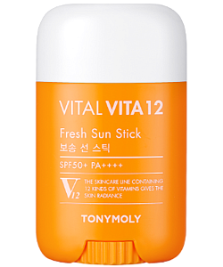 Quyoshdan himoyalovchi stik (TonyMoly Vital Vita 12 Fresh Sun Stick, 22g)