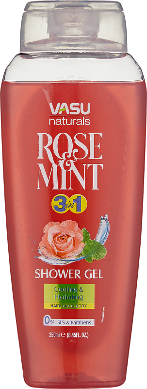 Гель для душа (Rose & Mint Shower gel 250ml)