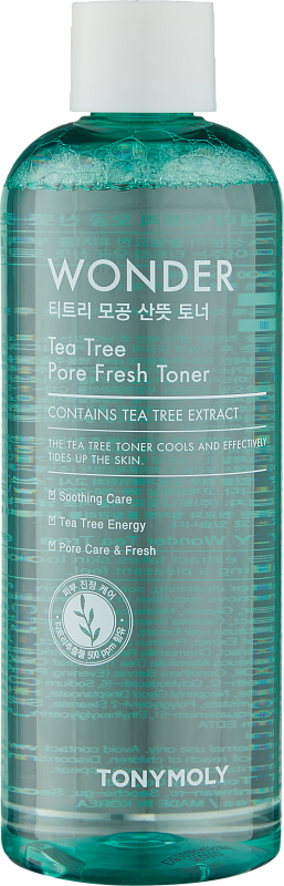 Тонер ( Tony Moly WONDER Tea Tree Pore Fresh Toner 500ml)