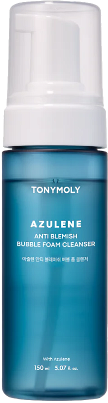 Yuz uchun penka (TonyMoly Azulene Anti Blemish Bubble Foam Cleanser 150 ml)