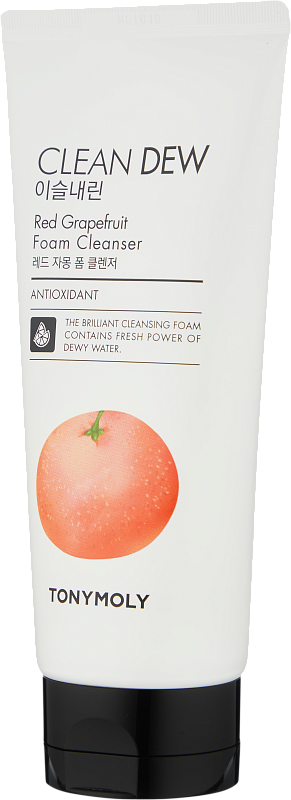 Пенка с экстрактом грейпфрута (TonyMoly clean dew red grapefruit 180ml)