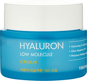 Gialuron kislotali krem (TonyMoly Hyaluron Low Molecule DermaLab 10X Cream, 80ml)