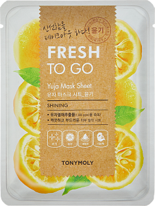 Тканевая маска Юдзу (TonyMoly Fresh To Go Mask Sheet Yuja)