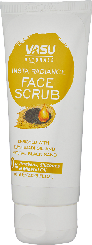 Yuz uchun yoshartiruvchi skrab (Vasu Insta Radiance Face Scrub 60ml)