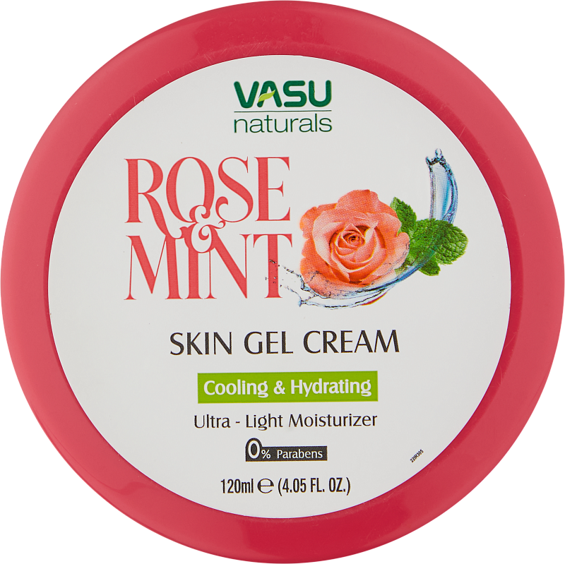 Крем-Гель для лица и тела (Vasu Rose & Mint Skin Gel Cream 120ml)