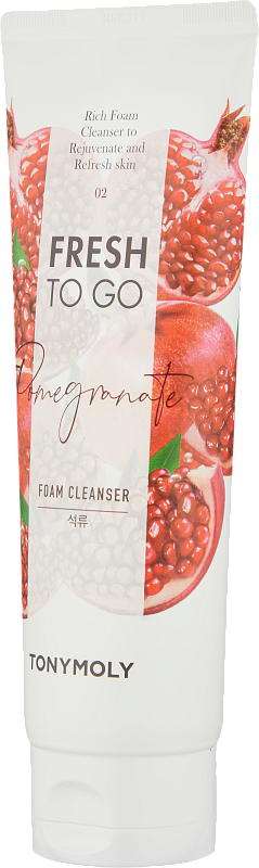 Пенка c гранатом (TonyMoly FRESH TO GO POMEGRANATE FOAM CLEANSER 170ml)