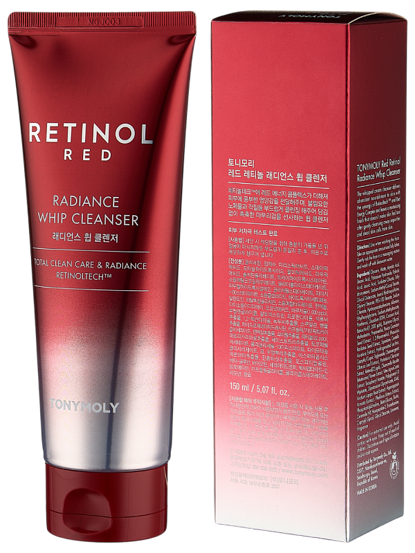 Пенка для умывания (TonyMoly Red Retinol Radiance Whip Cleanser 150ml)
