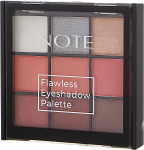 Палетка теней для век (Note Flawless Eyeshadow Palette 02 0.79g x9)
