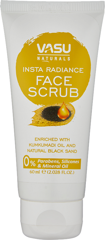Yuz uchun yoshartiruvchi skrab (Vasu Insta Radiance Face Scrub 60ml)