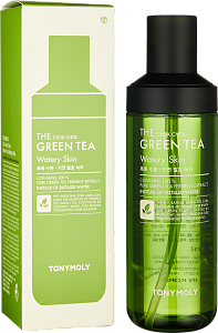 Тонер с зеленым чаем (TonyMoly THE CHOK CHOK GREEN TEA WATERY SKIN 180ml)
