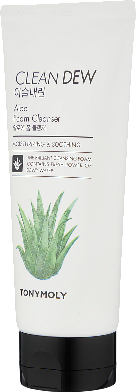 Пенка с экстрактом Алоэ (TonyMoly Clean Dew Aloe Foam Cleanser 180ml)