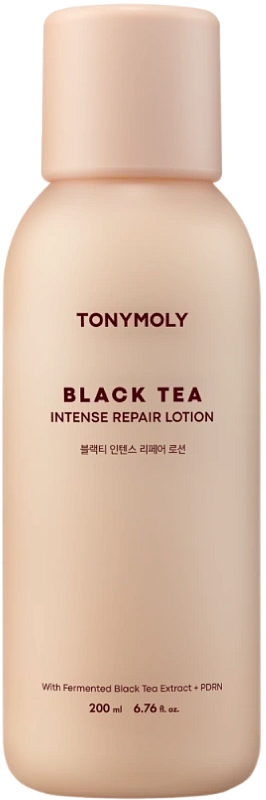 Tana uchun lasyon (TonyMoly Black Tea Intense Repair Lotion 200 ml)