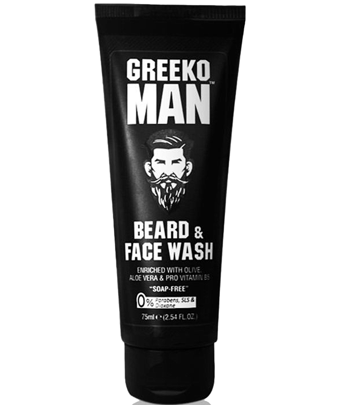 Soqol va yuz uchun ko‘pik (Greeko Man Beard & Face Wash, 75 ml)