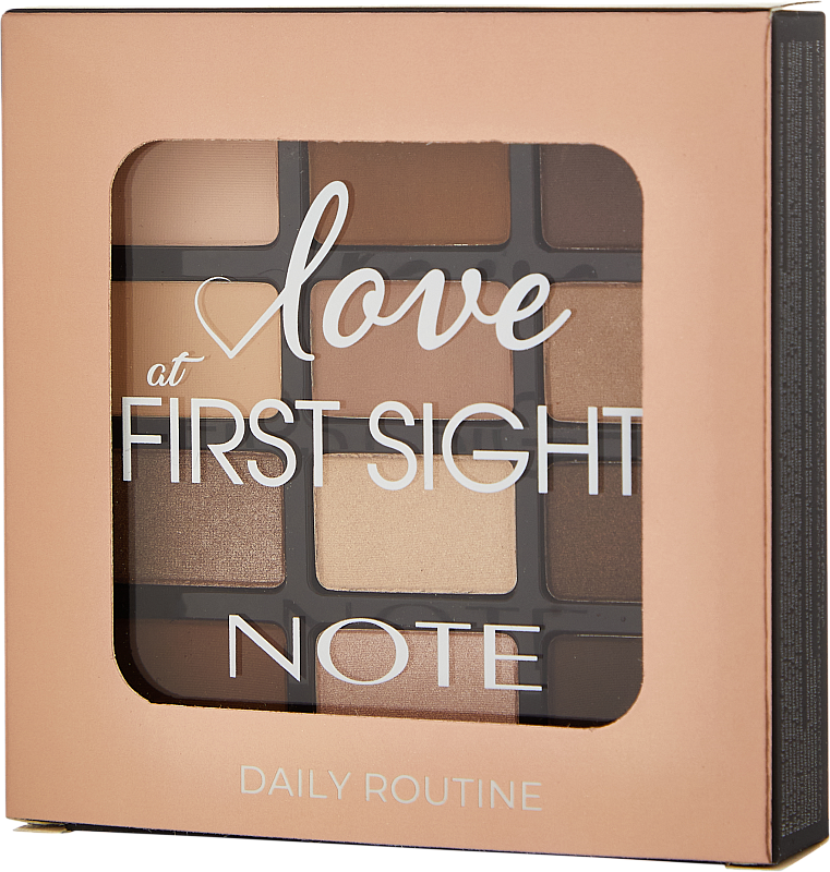 Палетка теней для век (Note Love At First Sight Eyeshadow Palette 201 1.3g x12)