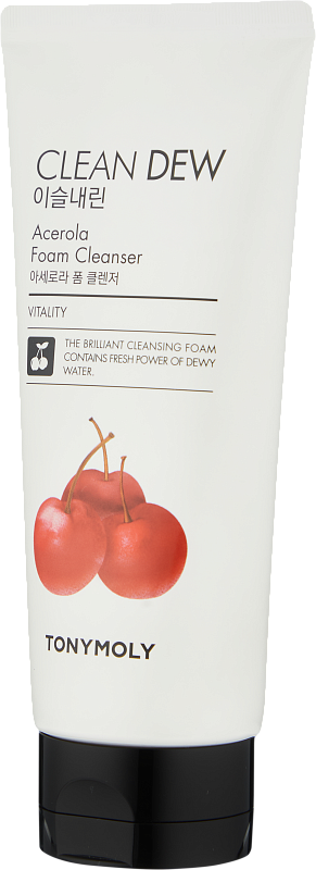 Пенка с экстрактом ацеролы (TonyMoly Clean Dew Acerola 180ml)